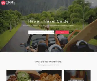 Gotravelhawaii.com(Top places to visit in Hawaii) Screenshot