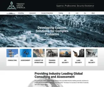 Gotridentgroup.com(Trident Group America) Screenshot