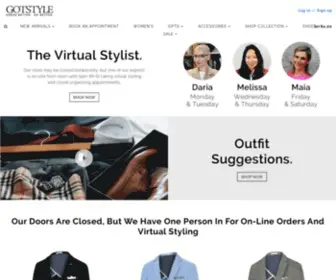 Gotstylemenswear.com(Designer Clothing for Men & Women) Screenshot