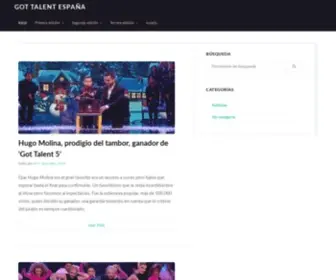 Gottalent.es(Got Talent España) Screenshot