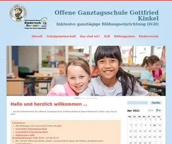 Gottfried-Kinkel-Grundschule.de(OGS Gottfried Kinkel) Screenshot