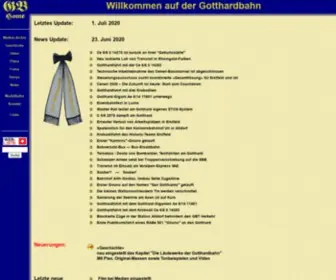 Gotthardbahn.ch(Airolo) Screenshot