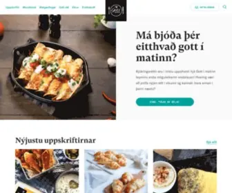 Gottimatinn.is(Forsíða) Screenshot