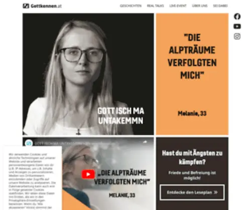 Gottkennen.at(Gott is ma untakemma) Screenshot