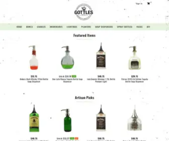 Gottles.com(Repurposed Glass Bottles) Screenshot