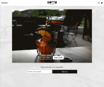 Gotto.co.uk(GOTTO TRATTORIA) Screenshot