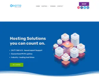 Gottomediahosting.com(Hosting for your New Website) Screenshot