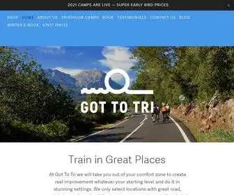 Gottotri.com(Triathlon Camps) Screenshot