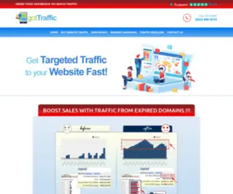 Gottraffic.org(Buy traffic) Screenshot