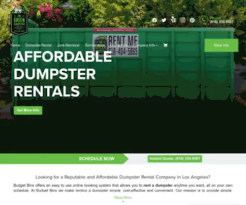 Gottrash.net(Dumpster Rentals) Screenshot