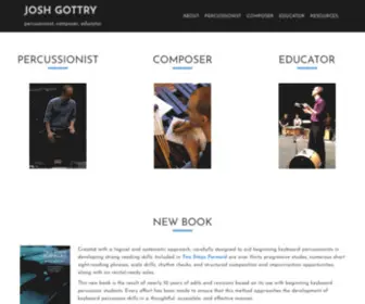 Gottrypercussion.com(Josh Gottry) Screenshot