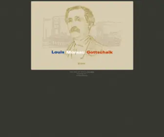 Gottschalk-Pianist.com(Louis Moreau Gottschalk Biography) Screenshot