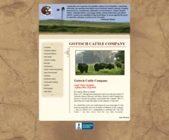 Gottschcattlecompany.com(Gottsch Cattle Company) Screenshot