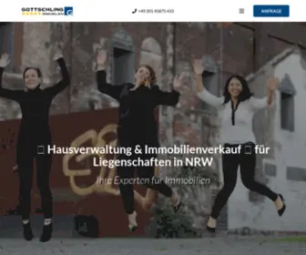 Gottschling-Immobilien.de(Hausverwaltung, Makler & WEG-Verwaltung Im Ruhrgebiet) Screenshot