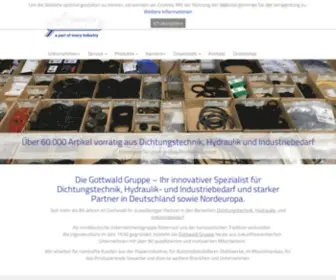 Gottwald-HYdraulik.com(Franz Gottwald GmbH + Co. KG) Screenshot