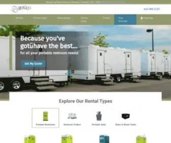 Gotugo.com(Porta Potty Rentals in MD) Screenshot