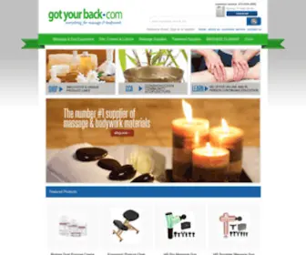 Gotyourback.com(Massage Tables) Screenshot