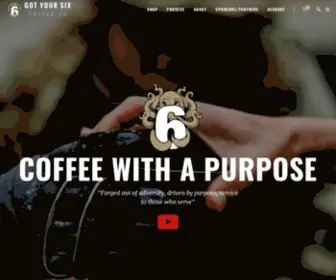 Gotyoursixcoffee.com(Got Your Six Coffee Co) Screenshot