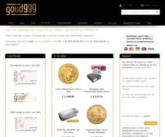 Goud999.com(Goud 999) Screenshot