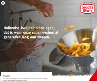 Goudasgloriesauzen.nl(Gouda’s Glorie) Screenshot