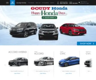 Goudyhonda.com Screenshot