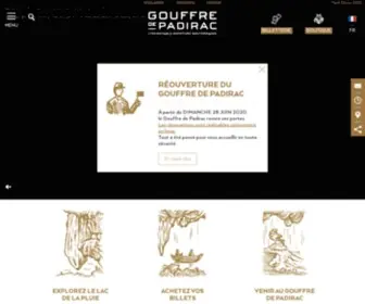 Gouffre-DE-Padirac.com(Gouffre de Padirac) Screenshot