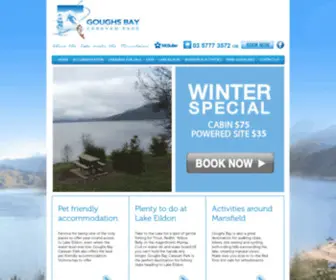 Goughsbaycaravanpark.com.au(Lake Eildon Caravan Park) Screenshot