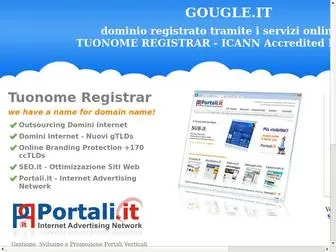 Gougle.it(Tuonome Registrar) Screenshot