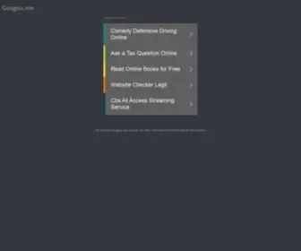GouGou.me(Welcome to) Screenshot