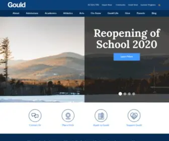 Gouldacademy.org(Gould Academy) Screenshot