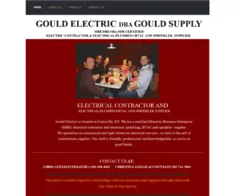 Gouldelectric.com(Gould Electric) Screenshot