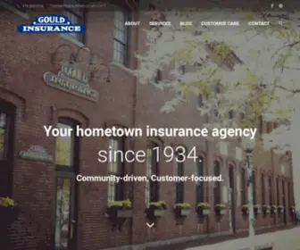 Gouldinsurance.com(Gould Insurance) Screenshot