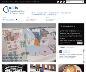 Gouldsonline.co.uk(Home Furnishings) Screenshot