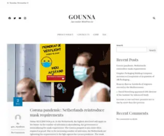 Gounna.com(Just another WordPress site) Screenshot