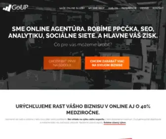 Goup.sk(Internetová reklama) Screenshot