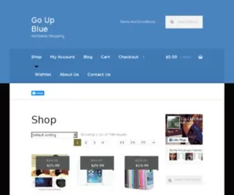 Goupblue.com(Go Up Blue) Screenshot