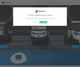 Goupil-EV.com(Adaptive and versatile electric utility vehicles) Screenshot