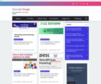 Gourabdesign.com(Gaurab Design) Screenshot