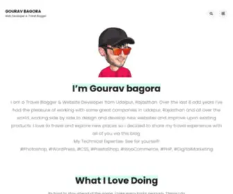 GouravBagora.com(Gourav Bagora) Screenshot