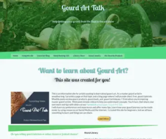 Gourdarttalk.com(Help in getting your gourd from the field to the art show) Screenshot