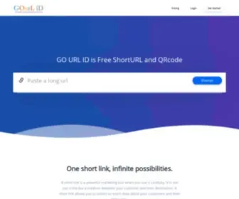 Gourl.id(GO URL ID is Free ShortURL and QRcode is a powerful marketing tool) Screenshot