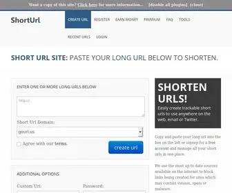 Gourl.us(Create short url) Screenshot