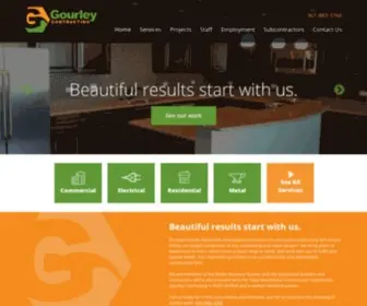 Gourleycontractorsllc.com(Gourley Contracting) Screenshot