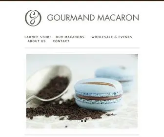 Gourmand-Macaron.ca(Gourmand Macaron & Pastry) Screenshot