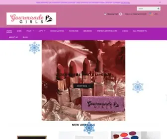 Gourmandegirls.com(Gourmande Girls Cosmetics) Screenshot