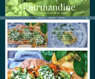 Gourmandine.net(A blog about food in all its glory) Screenshot