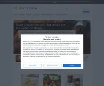 Gourmandize.com(Recipes) Screenshot