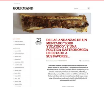 Gourmandmexico.com(GOURMAND) Screenshot