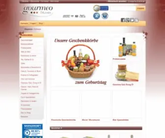 Gourmeo24.com(Genuss aus der Heimat) Screenshot