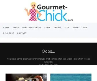 Gourmet-Chick.com(Gourmet Chick) Screenshot